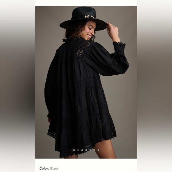 Maeve by Anthropologie long sleeve lace mini dress! XS new with tags! - Picture 2 of 4